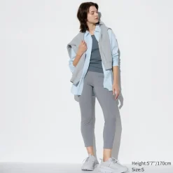Hosen, Leggings & Jogginghosen*UNIQLO High Waisted Ultra Stretch Cropped Leggings