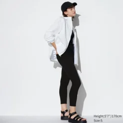 Hosen, Leggings & Jogginghosen*UNIQLO High Waisted Ultra Stretch Cropped Leggings