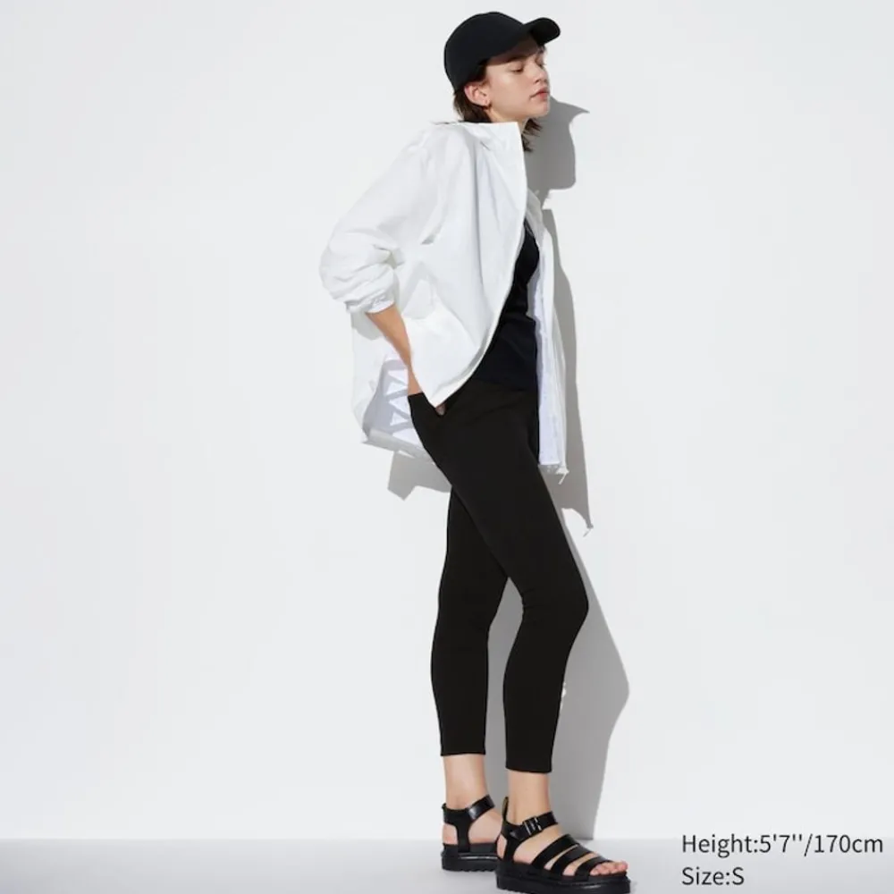 Hosen, Leggings & Jogginghosen*UNIQLO High Waisted Ultra Stretch Cropped Leggings