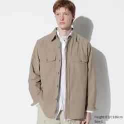 Mäntel, Jacken, Parka & Westen*UNIQLO Jersey Hemdjacke