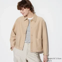 Mäntel, Jacken, Parka & Westen*UNIQLO Jersey Jacke (Relaxed Fit)