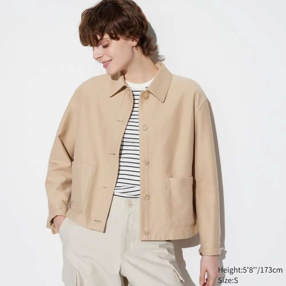Mäntel, Jacken, Parka & Westen*UNIQLO Jersey Jacke (Relaxed Fit)