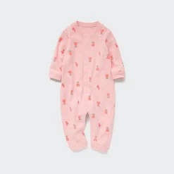 Strampler & Bodys*UNIQLO Joy Of Print Gerippter Langarm Strampler
