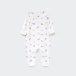 Strampler & Bodys*UNIQLO Joy Of Print Gerippter Langarm Strampler