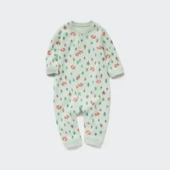 Strampler & Bodys*UNIQLO Joy Of Print Gerippter Langarm Strampler