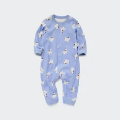 Strampler & Bodys*UNIQLO Joy Of Print Gerippter Langarm Strampler