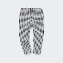 Leggings*UNIQLO Karierte Leggings Schwarz