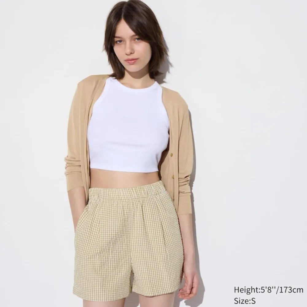 Shorts*UNIQLO Karierte Seersucker Easy Shorts