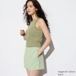 Loungewear & Pyjamas*UNIQLO Karierte Seersucker Easy Shorts