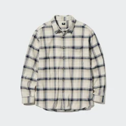 Hemden*UNIQLO Kariertes Flanell Langarm Hemd