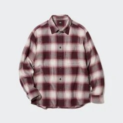Hemden*UNIQLO Kariertes Flanell Langarm Hemd