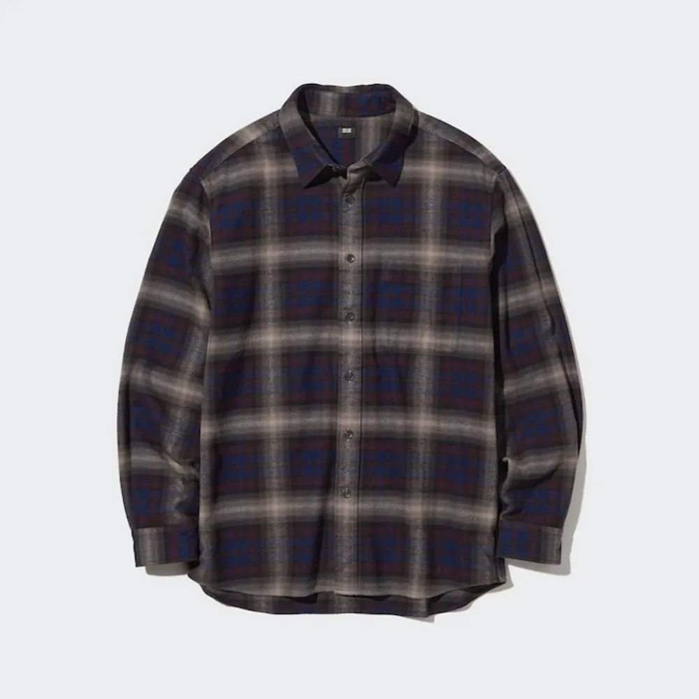 Hemden*UNIQLO Kariertes Flanell Langarm Hemd