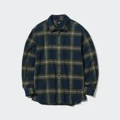 Hemden*UNIQLO Kariertes Flanell Langarm Hemd