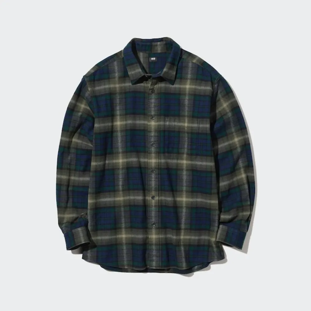 Hemden*UNIQLO Kariertes Flanell Langarm Hemd