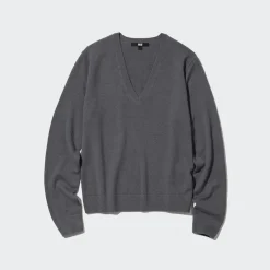 Pullover & Strickjacken*UNIQLO 100 % Kaschmir Pullover Mit V-Ausschnitt