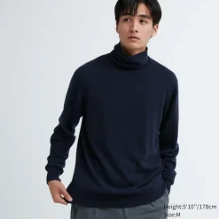 Pullover & Strickjacken*UNIQLO 100 % Kaschmir Rollkragenpullover