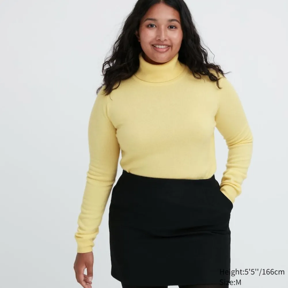 Pullover & Strickjacken*UNIQLO 100 % Kaschmir Rollkragenpullover