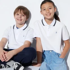T-Shirts, Bh-Tops & Poloshirts*UNIQLO Kinder Besticktes Dry Pique Poloshirt