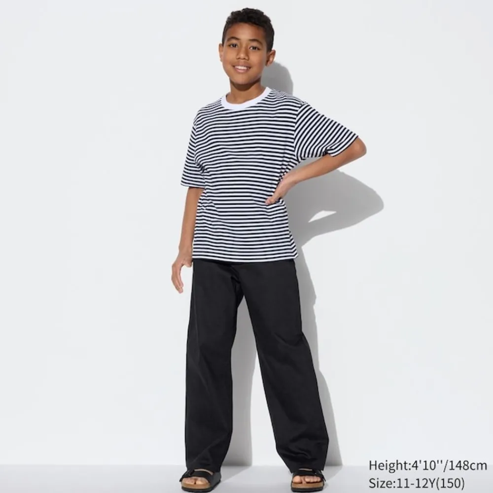 Hosen, Jogginghosen & Leggings*UNIQLO Kinder Colour Jeans Mit Reisverschluss (Wide Fit)