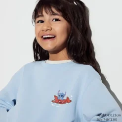 Sweatshirts*UNIQLO Kinder Disney Collection Ut Bedrucktes Sweatshirt Blau