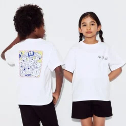 T-Shirts, Bh-Tops & Poloshirts*UNIQLO Kinder Fujiko F Fujio 90Th Ut Bedrucktes T-Shirt Weis