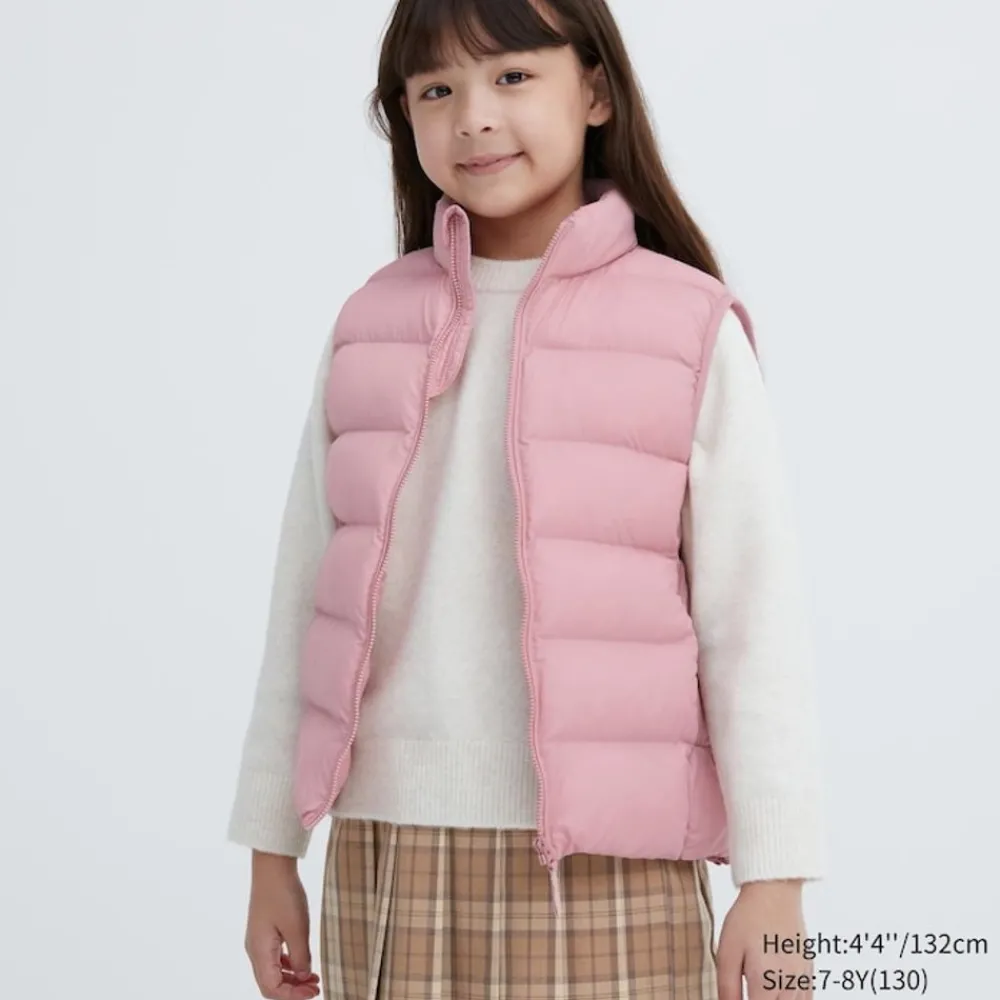 Mäntel, Jacken, Parka & Westen*UNIQLO Kinder Gefutterte Weste (Maschinenwaschbar, Wasserabweisend)