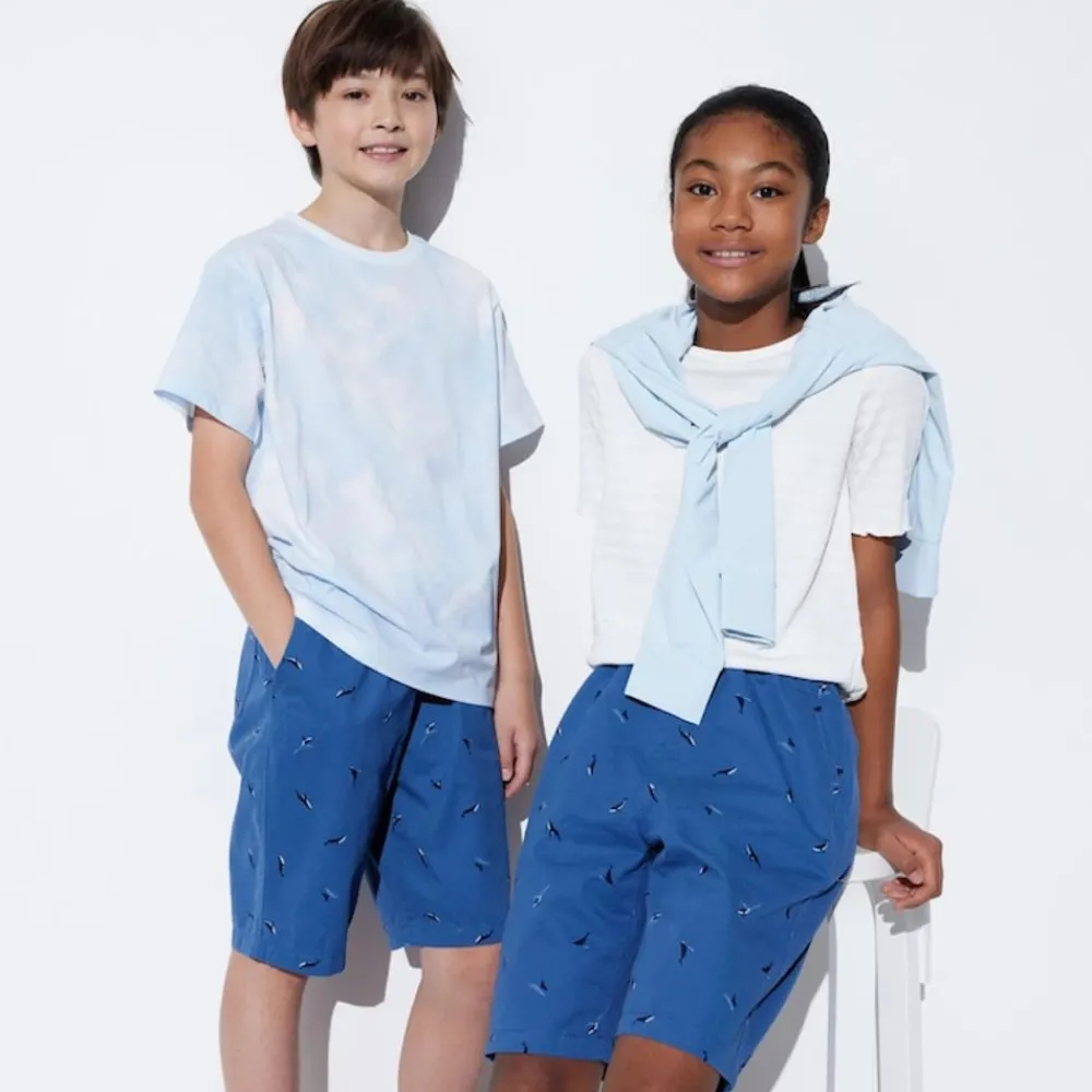 Röcke & Shorts*UNIQLO Kinder Gemusterte Easy Shorts