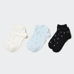 Socken, Strumpfhosen & Leggings*UNIQLO Kinder Gemusterte Kurzsocken (3Er-Set)