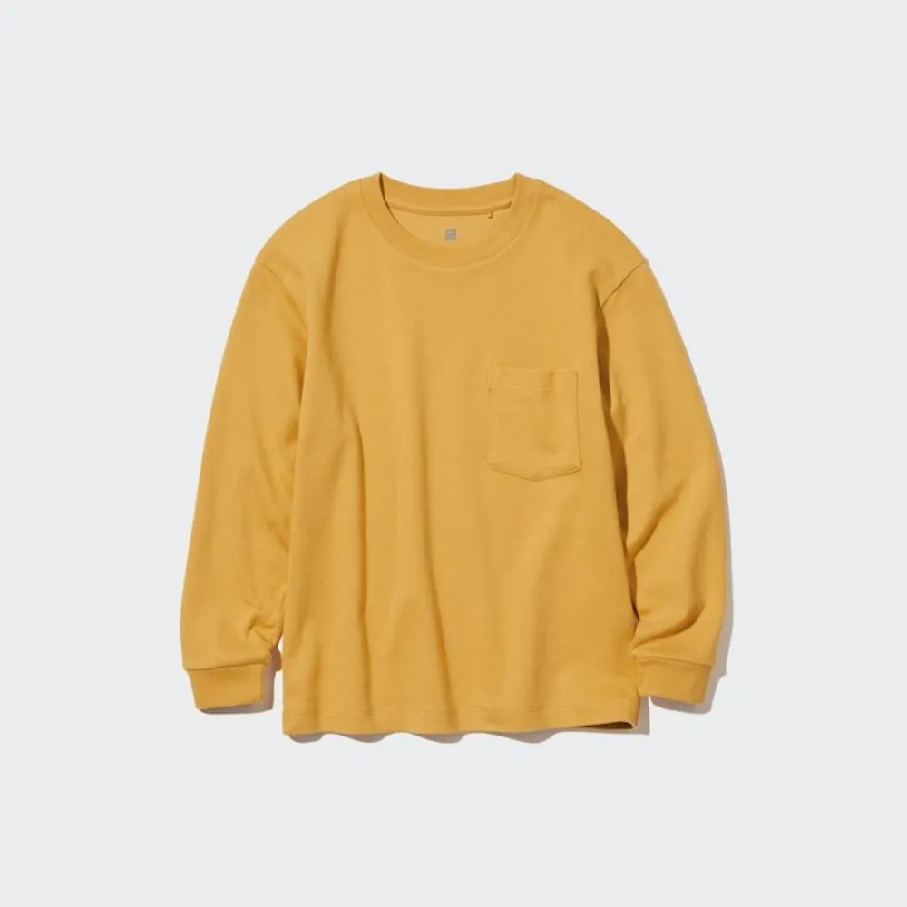 T-Shirts, Bh-Tops & Poloshirts*UNIQLO Kinder Geripptes Fleece Langarmshirt Mit Hohem Kragen