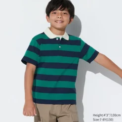 T-Shirts, Bh-Tops & Poloshirts*UNIQLO Kinder Gestreiftes Dry Pique Poloshirt