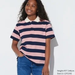 T-Shirts, Bh-Tops & Poloshirts*UNIQLO Kinder Gestreiftes Dry Pique Poloshirt