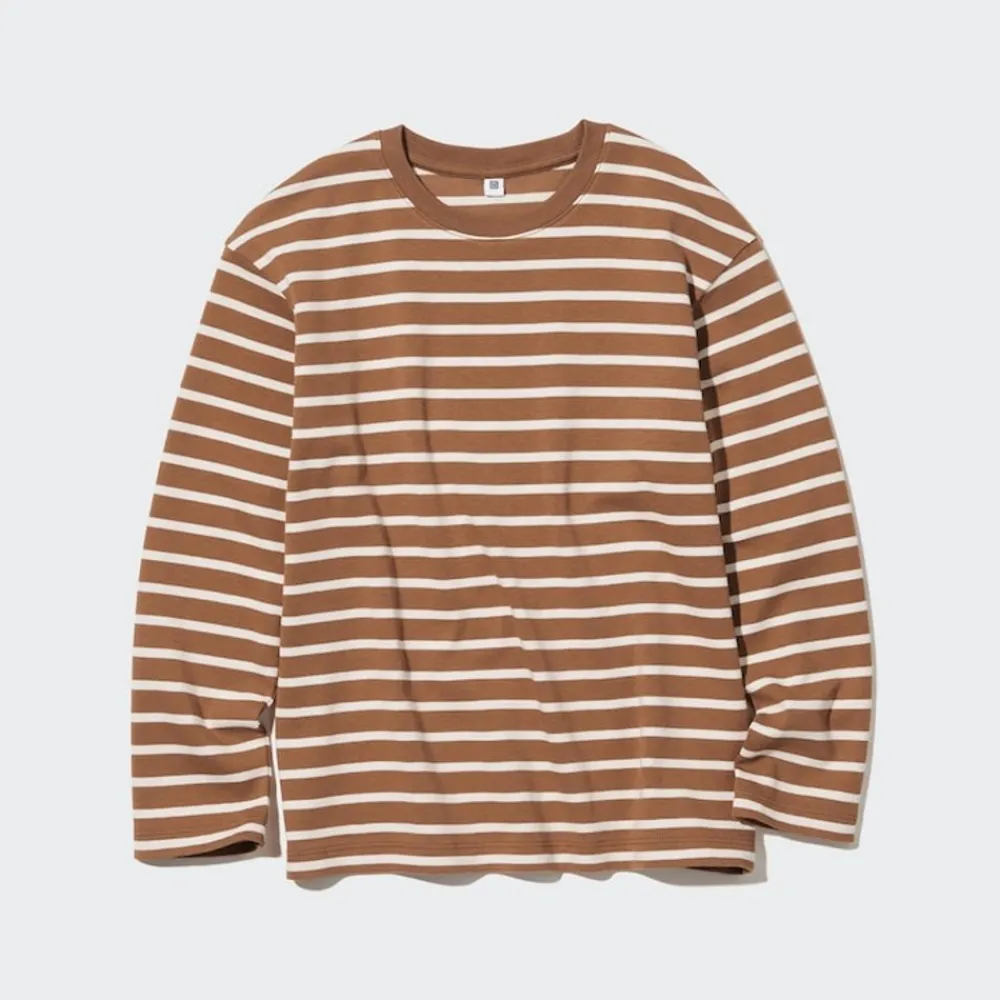 T-Shirts, Bh-Tops & Poloshirts*UNIQLO Kinder Gestreiftes Sanftes Langarmshirt