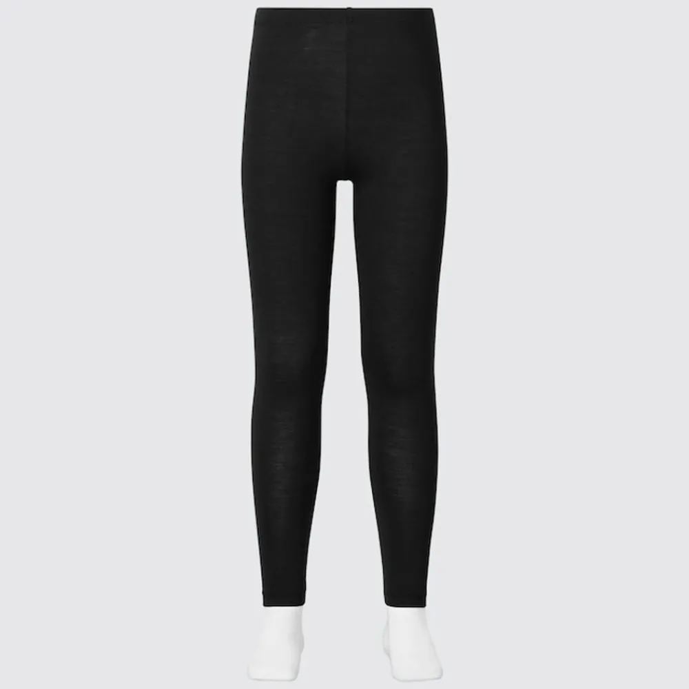 Socken, Strumpfhosen & Leggings*UNIQLO Kinder Heattech Thermo Leggings Schwarz