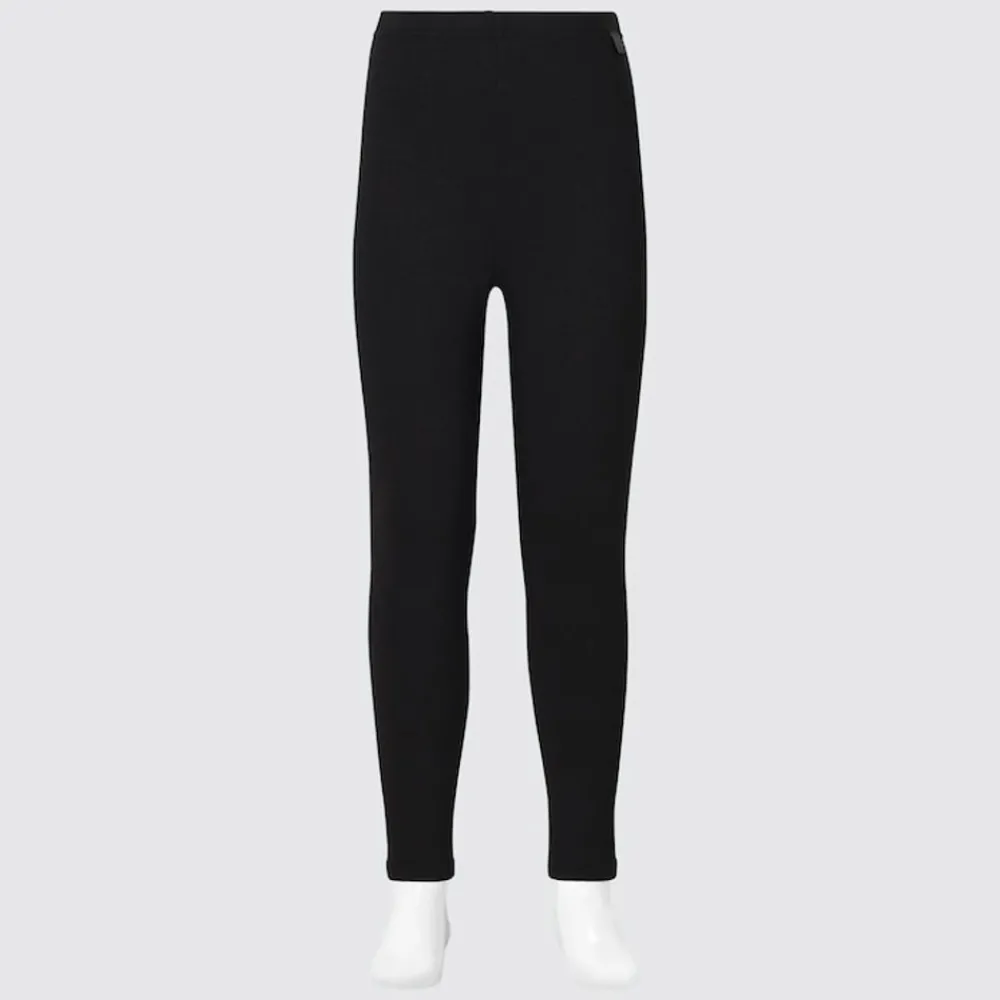 Socken, Strumpfhosen & Leggings*UNIQLO Kinder Heattech Ultra Warm Thermo Leggings Schwarz