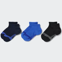Socken, Strumpfhosen & Leggings*UNIQLO Kinder Kurzsocken (3Er-Set) Blau