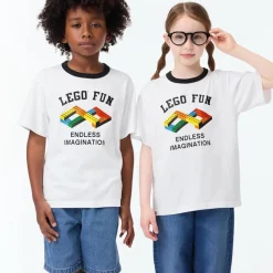 T-Shirts, Bh-Tops & Poloshirts*UNIQLO Kinder Lego® Collection Ut Bedrucktes T-Shirt Weis