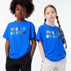 T-Shirts, Bh-Tops & Poloshirts*UNIQLO Kinder Lego® Collection Ut Bedrucktes T-Shirt Blau