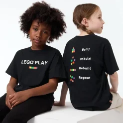 T-Shirts, Bh-Tops & Poloshirts*UNIQLO Kinder Lego® Collection Ut Bedrucktes T-Shirt Schwarz