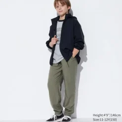 Naturlich Feines Leinen*UNIQLO Kinder Leinenmix Jogginghose
