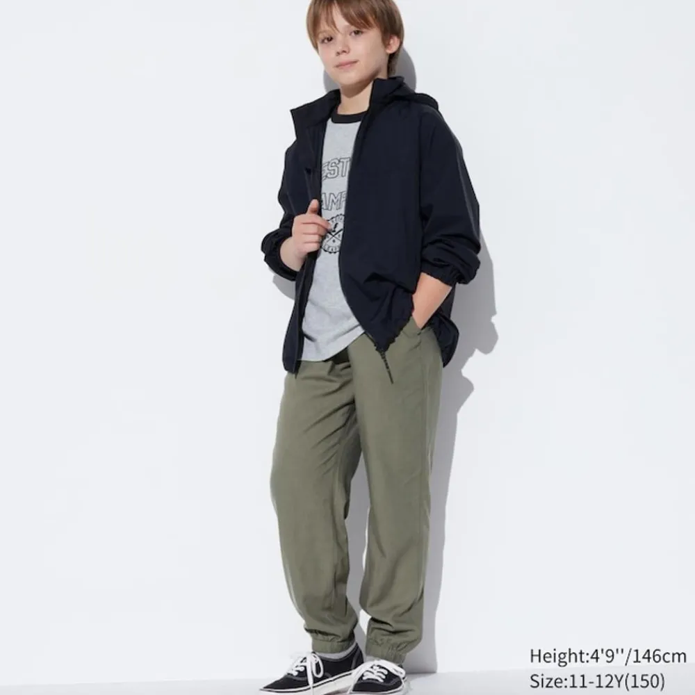 Naturlich Feines Leinen*UNIQLO Kinder Leinenmix Jogginghose
