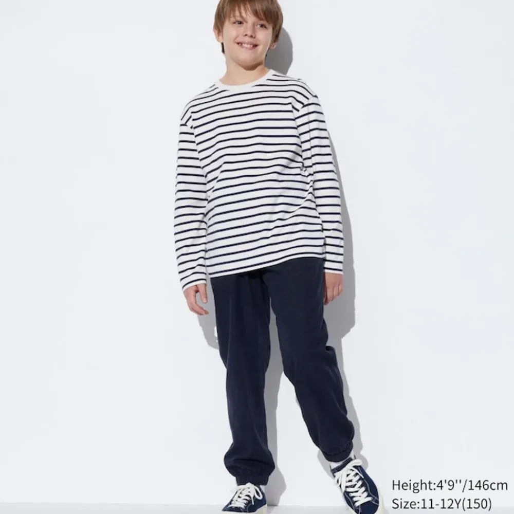 Naturlich Feines Leinen*UNIQLO Kinder Leinenmix Jogginghose