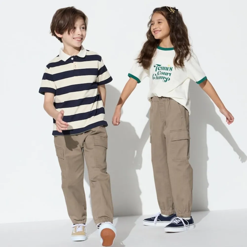 Hosen, Jogginghosen & Leggings*UNIQLO Kinder Ultra Stretch Cargo Jogginghose