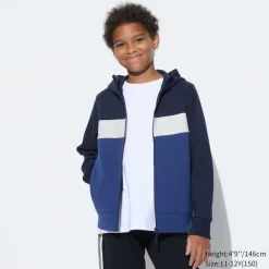 Sweatshirts*UNIQLO Kinder Ultra Stretch Dry Sweatjacke Mit Kapuze