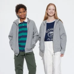 Sweatshirts*UNIQLO Kinder Ultra Stretch Dry Sweatjacke Mit Kapuze