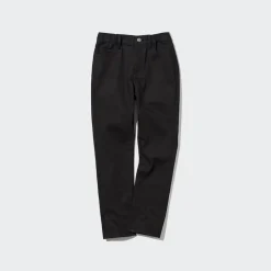 Jeans*UNIQLO Kinder Ultra Stretch Soft Jeans Mit Reisverschluss Schwarz