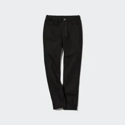 Hosen, Jogginghosen & Leggings*UNIQLO Kinder Ultra Stretch Soft Jeans Mit Reisverschluss Schwarz