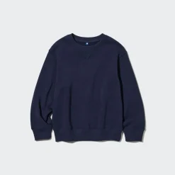 Sweatshirts*UNIQLO Kinder Ultra Stretch Soft Sweatshirt Dunkelblau