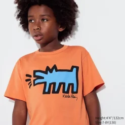 T-Shirts, Bh-Tops & Poloshirts*UNIQLO Kinder Ut Archive Ny Pop Art Ut Bedrucktes T-Shirt Orange