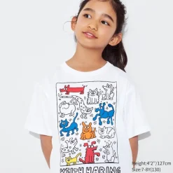 T-Shirts, Bh-Tops & Poloshirts*UNIQLO Kinder Ut Archive Ny Pop Art Ut Bedrucktes T-Shirt Weis