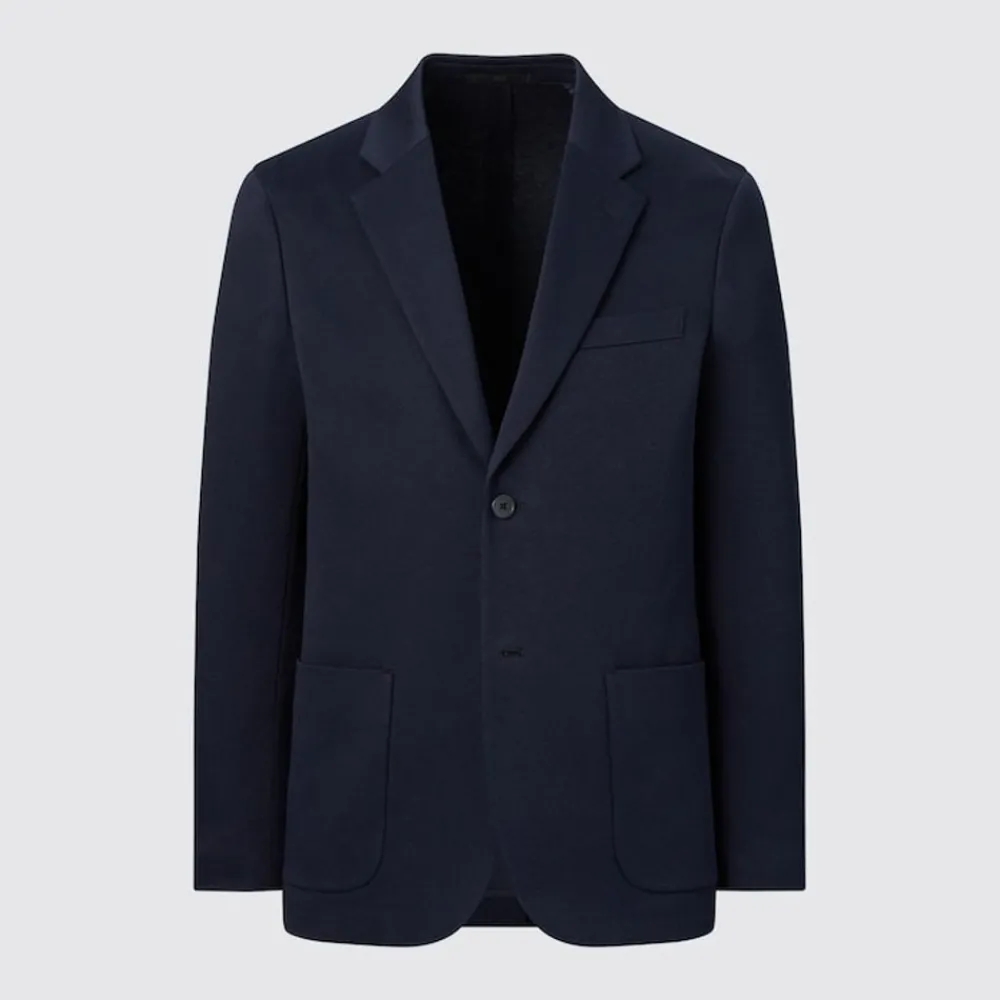 Mäntel, Jacken, Parka & Westen*UNIQLO Komfort Sakko Dunkelblau